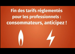 Les tarifs réglementés de vente de l'électricité disparaissent pour certains consommateurs professionnels